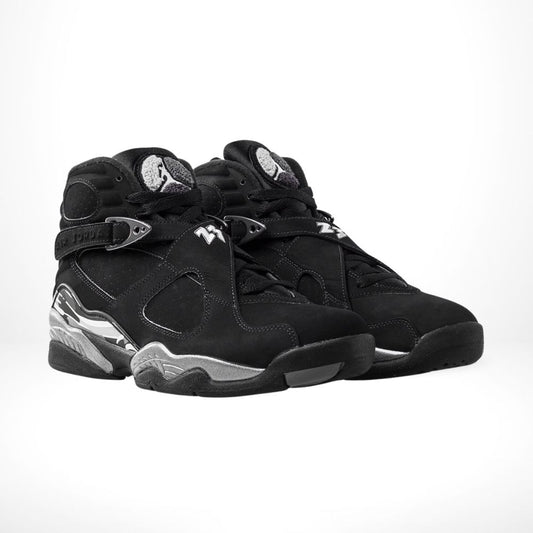 Air Jordan 8 Retro Chrome Triple Black